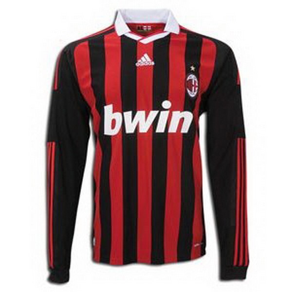 Camiseta AC Milan 1ª ML Retro 2009/2010 Rojo